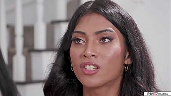 asian tgirl takes bareback anal from shemale bff