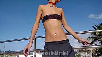 dance topless flashing pussy public now