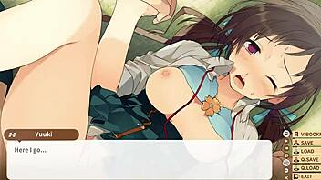 japanese asian babe savors chocolate love in elections route