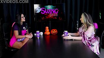 raphaela savanah's first anal facing forward addicted to menage halloween sheer red