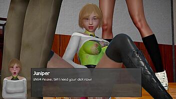 Blonde Big Tits Tease Headmaster's Naughty Fantasy