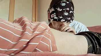 malay babe deepthroats boyfriend's cock in homemade fun