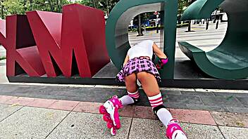 Shemale Deepthroats Saliva-Drenched Pitos Doorstep Service! 🍆💦👅🔥