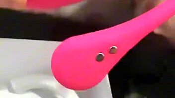 Martina's First Intense Ride on Favorite Vibrating Toy