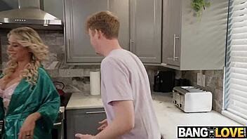 Petite big tits milf gets hardcore POV blowjob ass fuck