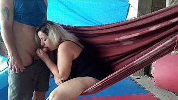 naughty fat cousin slut bent over fucked bareback doggystyle outdoors