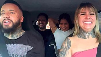 uber passengers spot porn actors and dive into car chupada orgy frenzy