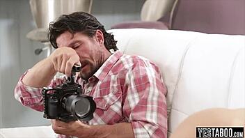 Petite brunette teen bends over for rough doggystyle pounding 😏🍑🔥