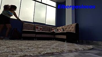 Rescued runaway hottie fucks wildly at my place