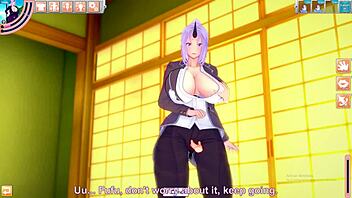 i fuck ken shion to orgasm in slime data
