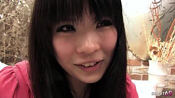 Big Natural Tits Curvy Japanese Teen Sucks and Titjobs Uncensored!