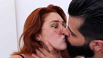 Wonderful redhead takes deep pussy pounding from lord kenobi