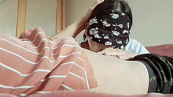 malay babe deepthroats boyfriend's cock in homemade fun