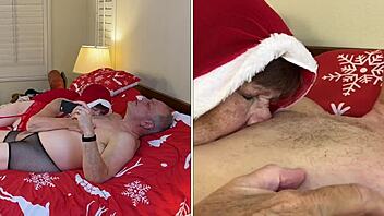 Does Granny Carmen Claus Crave Endless Cocksucking