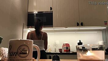 Braless college girls party in thongs house