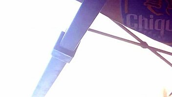 street upskirt reveals sexy panties