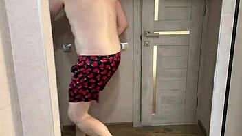 Unfaithful Wife Gulps Cum Before Christmas Party