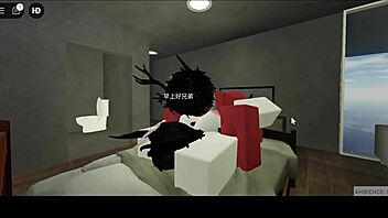 roblox demon slams monster cock into whore missionary