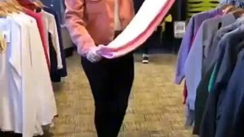 Martina's First Intense Ride on Favorite Vibrating Toy