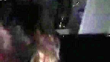 Cute amateur kneels blowing for deep creampie finish