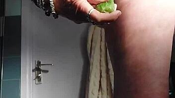 i crave stuffing my wet pussy with that thick cucumber