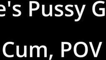 jackie banes pussy creamed hard in pov cum blast