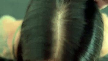 Tanned Latina beauty's slim waist big ass creampied after anal