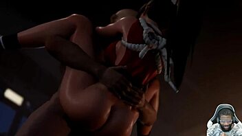 fat ass mai rides dildo while haruka's bald pussy gets fucked from behind