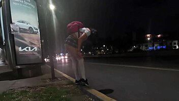 Shemale Deepthroats Saliva-Drenched Pitos Doorstep Service! 🍆💦👅🔥