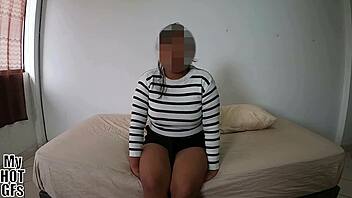 excited young latina arrives full of hope for first porn casting