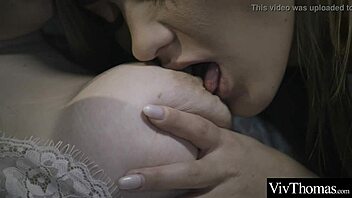 naomi bennett licks lover's big tits and spanks curvy ass 🔥👅