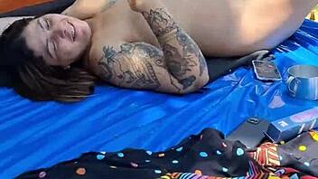 with my blonde emo friend at a southern nudist beach, then playful outdoor fun