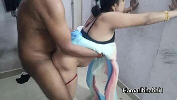 hot desi bhabhi gets her juicy ass fucked hard in saree