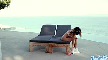 super model milfs kiss and lick wet pussies before shower fun