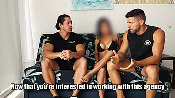 petite latina slut you ready for two bodybuilders fuckin your holes hard?