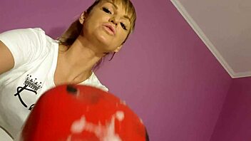 i put him on knees jerk off under table eat sperm yum