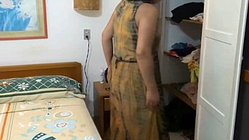 Voyeur Captures Curvy Milf Dressing Post-Beach Fuck