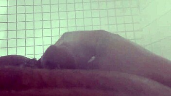 shower head makes me squirt milk in kinky orgasm