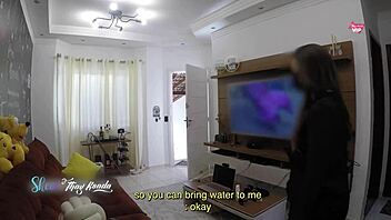 delivery guy hey i'm fresh from shower in nightgown