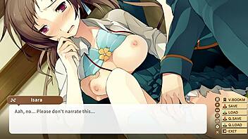 japanese asian babe savors chocolate love in elections route