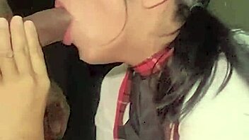 mexicana schoolgirl lingerie gets amateur bedroom pounding