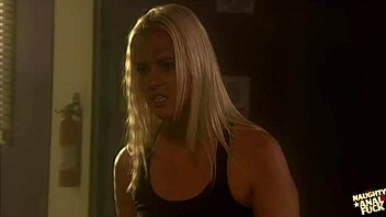 Firefighter rails blonde's perfect bubble butt passionately after rescue