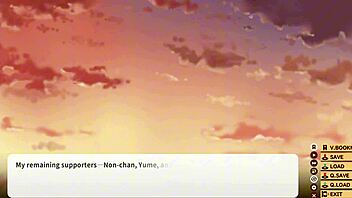 japanese asian babe savors chocolate love in elections route