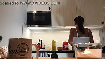 Braless college girls party in thongs house