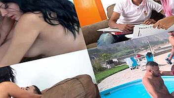 Curvy Venezuelan casting babe takes huge cock quickie fuck