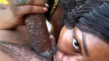 Goldilocks rides big black cock bareback creampie outdoor