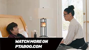 dana vespoli gives ricky spanish a taboo teacher handjob pov