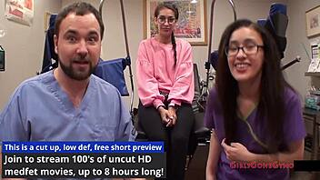 tampa uni nurse kitty catherine probes during physical exam