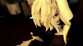 fucking hot horny demon girl bends for creampie deepthroat