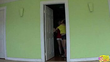 small titted lesbians lick puffy nipples tight cunts fingering